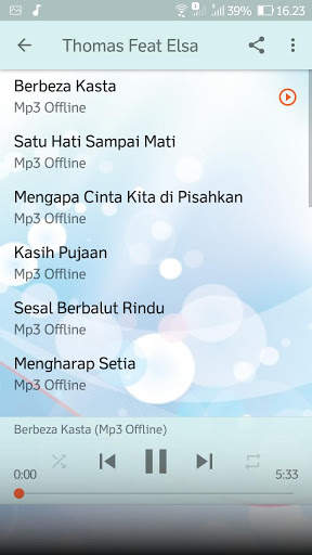 Berbeza Kasta|Thomas Arya Ft Elza Pitaloka Offline screenshot 5