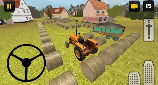 Classic Tractor 3D: Sand Transport screenshot 5