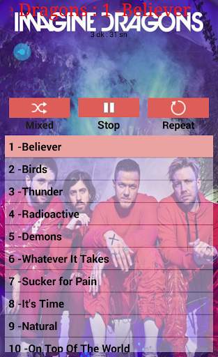 Imagine Dragons Songs Offline  50 Music screenshot 1