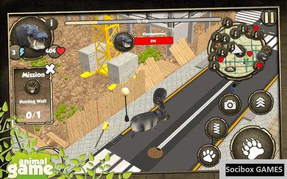 Hippo Simulator Game screenshot 2