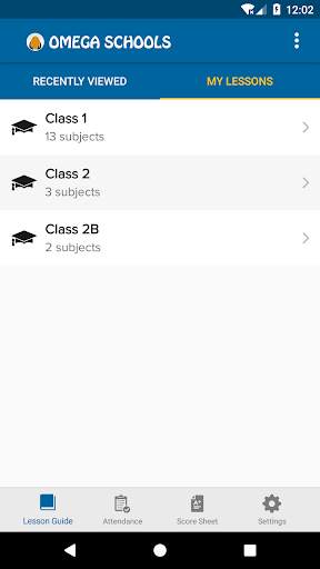 Omega Schools (Teacher App) 2 تصوير الشاشة