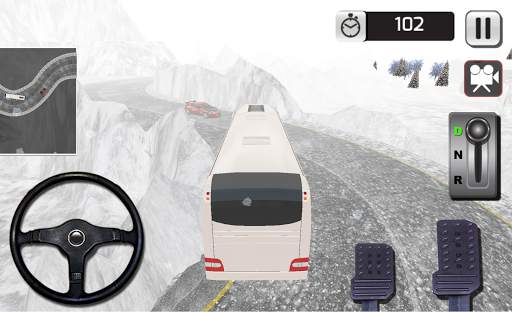 Musim Dingin Tour Bus Simulato screenshot 5