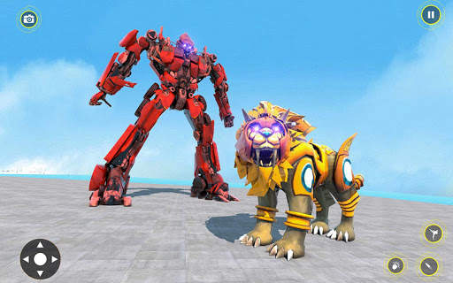 Lion Robot Transformation War: Car Robot Games screenshot 15