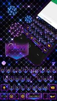 Glow Theme for Kika Keyboard screenshot 2