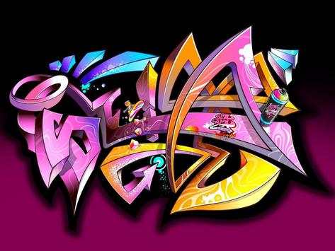 Graffiti Live Wallpaper Art screenshot 1