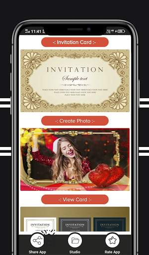 Digital Invitation Card Maker screenshot 1