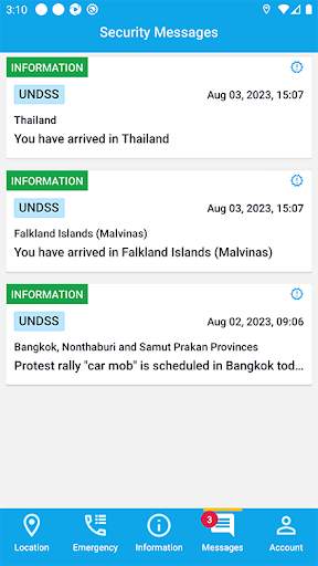 Electronic Travel Advisory screenshot 5