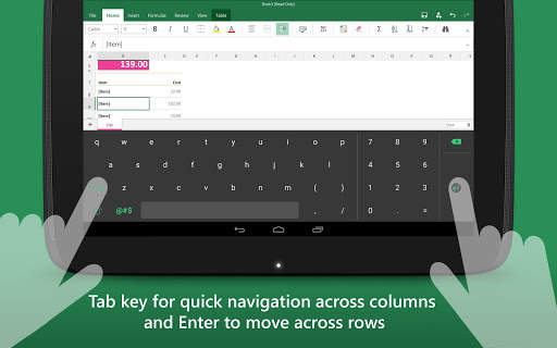 Keyboard for Excel скриншот 11