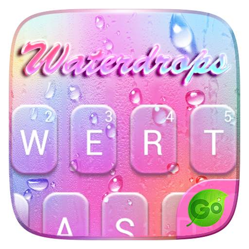 Waterdrops GO Keyboard Theme 4.5