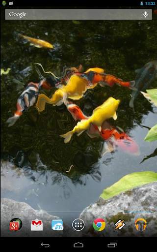 Magic Touch: Realistic Koi Live Wallpaper screenshot 5