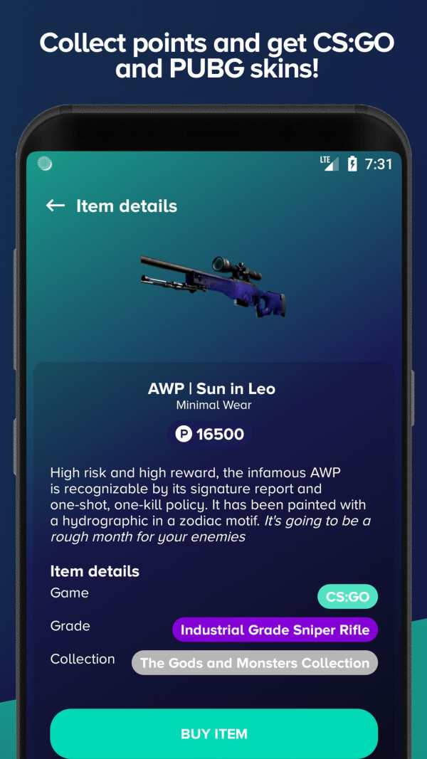 Skinbeast - Get CS:GO PUBG Skins, Win Giveaways screenshot 4