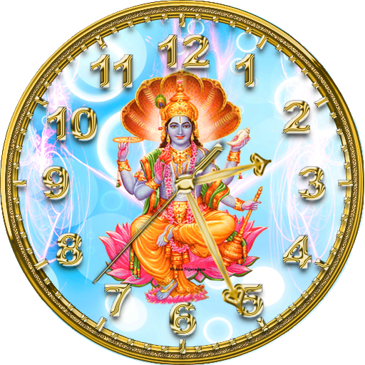God Vishnu Clock LWP icon