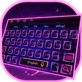 Neon Technology Keyboard Theme 10001002