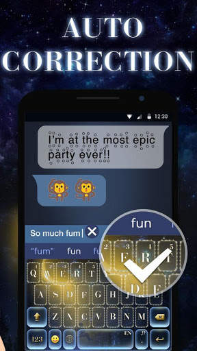 Starry Sky Keyboard Theme screenshot 5