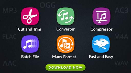MP3 Audio Cutter Converter Merger & Video to Audio screenshot 1