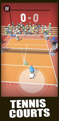 Tennis Stars - Mini Pocket Sports Game स्क्रीनशॉट 3