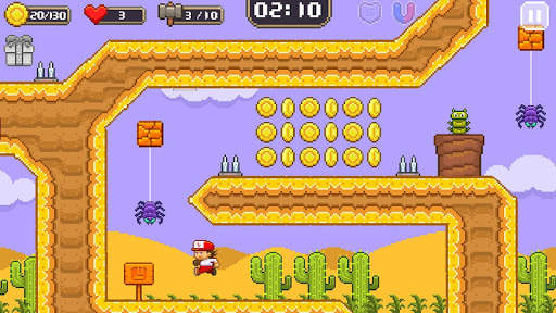 Super Jim Jump - pixel 3d screenshot 4