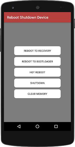 Reboot Restart Shutdown Device screenshot 1
