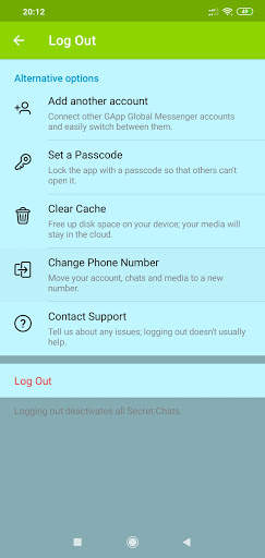 GApp Global Messenger screenshot 2