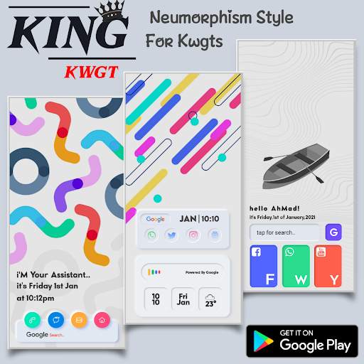 KinG KWGT скриншот 3