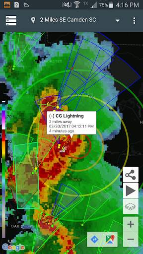 Storm Alert Lightning & Radar screenshot 4