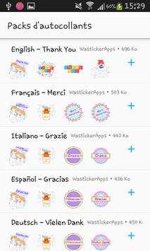Thank you stickers for Whatsapp - WAStickerApps screenshot 1