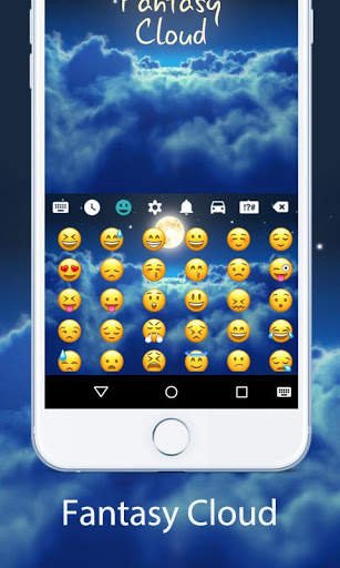 Cloud Fancy Keyboard Theme screenshot 3