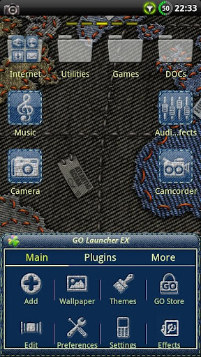 Denim GO Launcher Theme screenshot 7