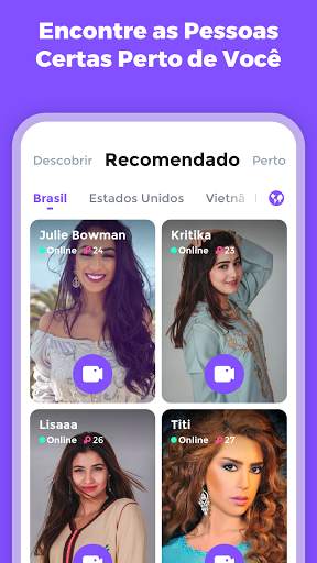 CuteU - - Conversa de Vídeo, Faça Novos Amigos screenshot 6