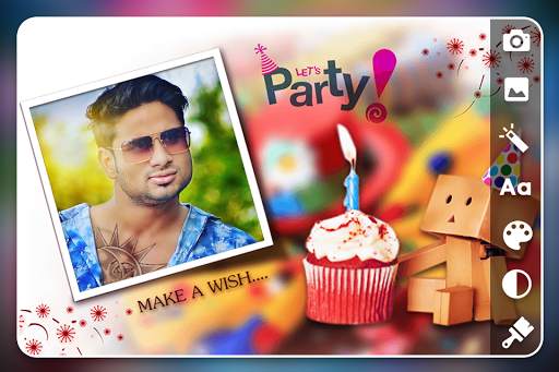 Birthday Photo Frame - Editor, Greeting Cards, pro screenshot 3