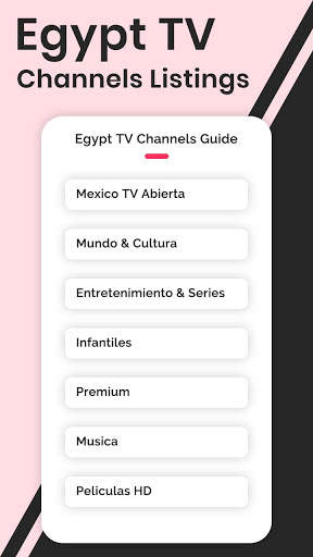 Egypt TV Schedules - Live TV All Channels Guide screenshot 2