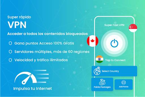 Super Vpn-Proxy Vpn rápido screenshot 1