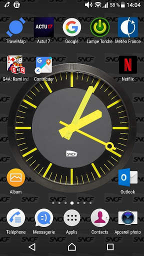 SNCF Clock screenshot 1