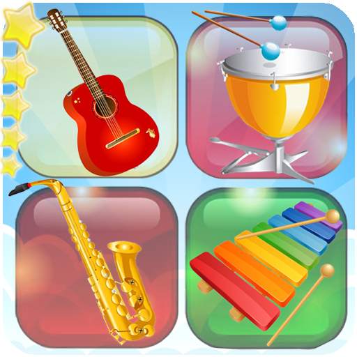 1 Memory games: Musical instruments matching 1,020
