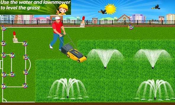 Build a Sports Stadium: Cricket Football Builder screenshot 2