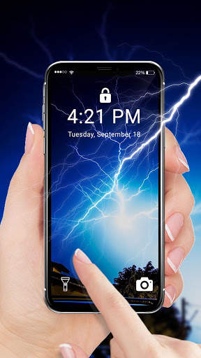 Thunder Storm Lightning APUS Live Wallpaper screenshot 1