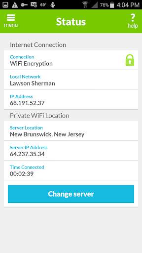 Private WiFi™ Mobile for AOL screenshot 7