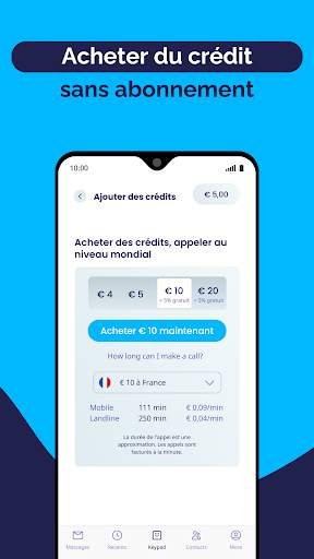 Talk360 appels internationaux screenshot 6
