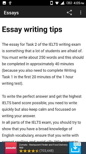 Essay Writing For IELTS screenshot 3