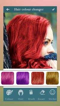 Changer Hair Color 4 تصوير الشاشة