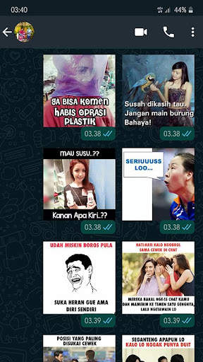 Meme Perang Gambar Stiker WA - WAStickerApps screenshot 2