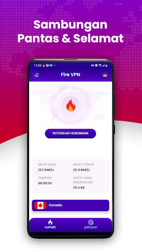 Fire VPN - Vpn Proxy Browser screenshot 1
