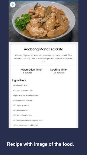 Filipino Food Recipe App screenshot 4