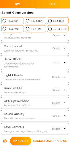 Outil GFX Gratuit Pour JEUX screenshot 1