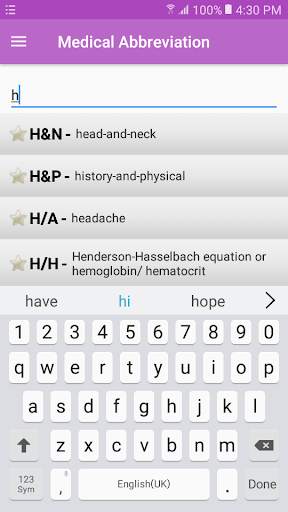 Medical Abbreviation скриншот 2