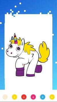 Unicorn Paint By Number - Color By Number screenshot 8