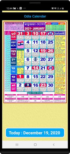 Odia Calendar 2021 screenshot 2