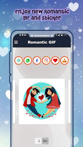 Romantic GIF : Romantic Love Stickers for Whatsapp screenshot 4