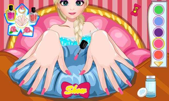 Frozen Elsa Nail Salon screenshot 2