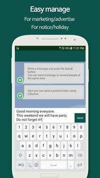 MultiMessage for Whatsapp screenshot 2